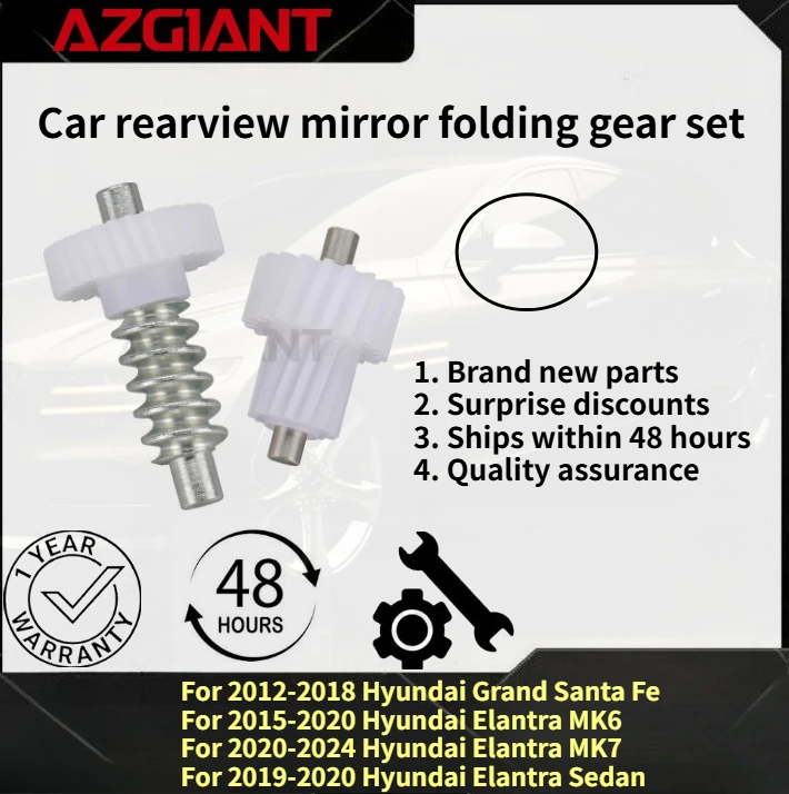 

For 2015-2020 Hyundai Elantra MK6/MK7 2020-2024/Sedan 2019-2020/GT 2018-2021 Car rearview mirror folding gear set new parts OEM