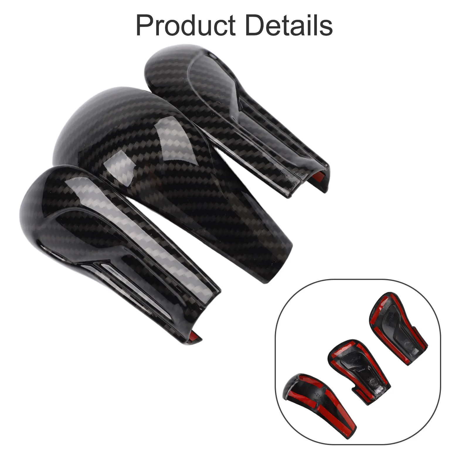 Gear Shift Knob Cover for Mazda 3 2020 2021 2022 For Axela For CX30 CX50 Featuring Carbon Fiber Texture ABS Build