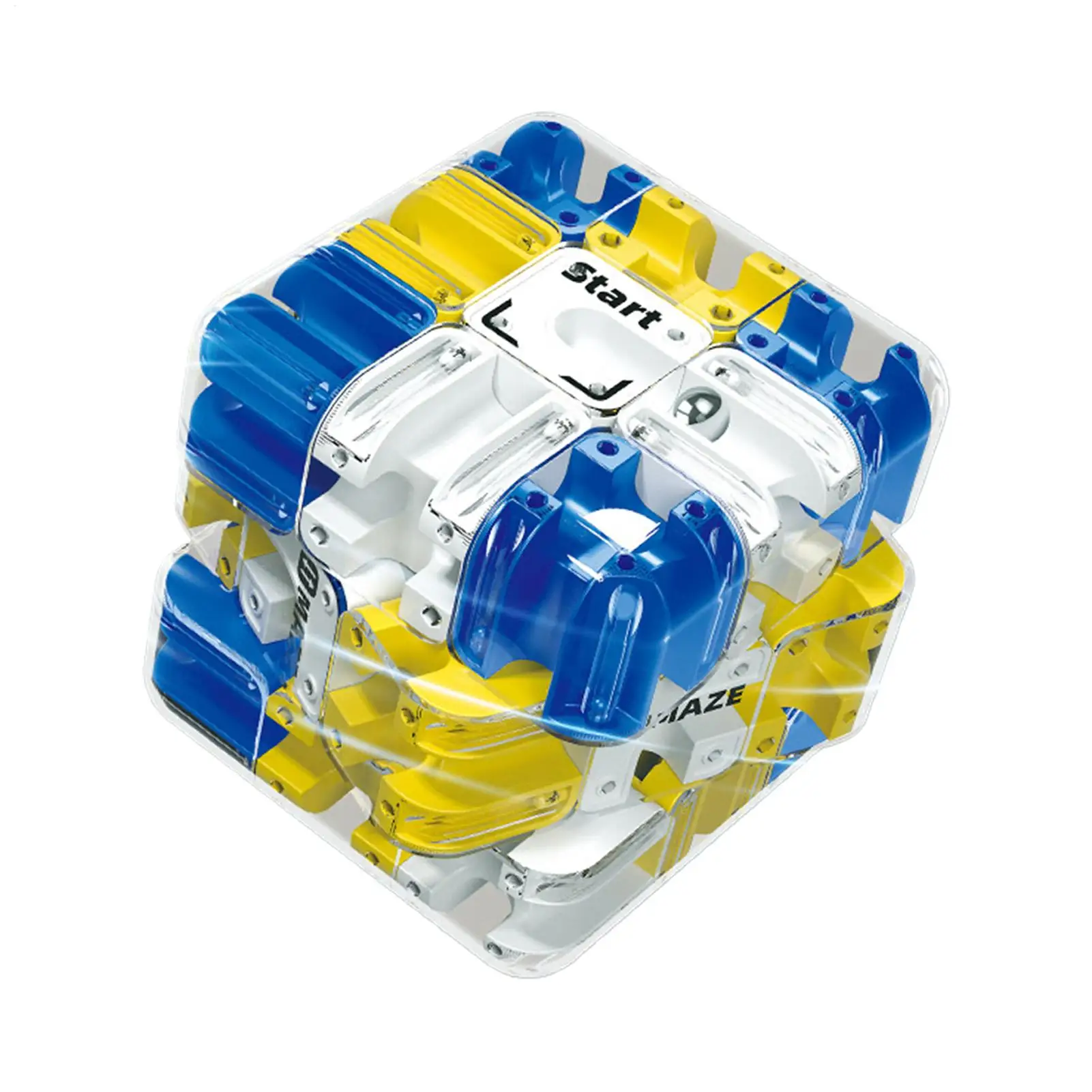 Laberinto 3D cubo mágico rompecabezas juguete laberinto bola rodante cubo mágico liberación estrés autismo ansiedad adultos niños alivio juguetes antiestrés