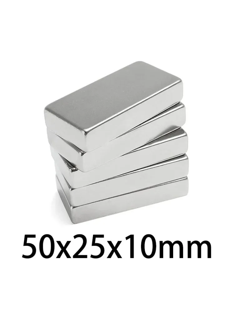 50x25x10mm Super Sterke Vierkante Magneet 50x25x10mm Voor Thuis Koelkasten, Kantoren DIY 50x25x10mm - afbeelding 2