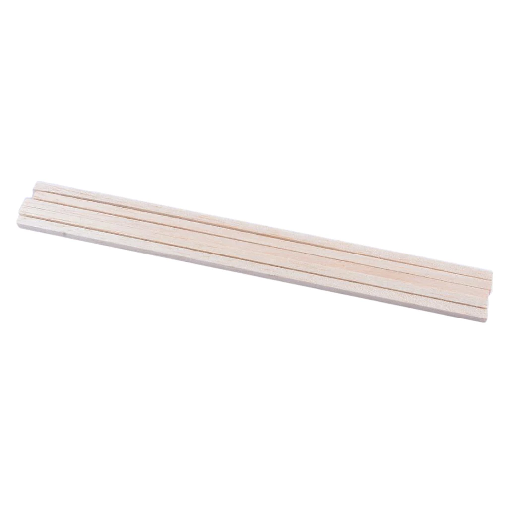 10pcs 5*5*250mm Square Balsa for Model Building Table Layout