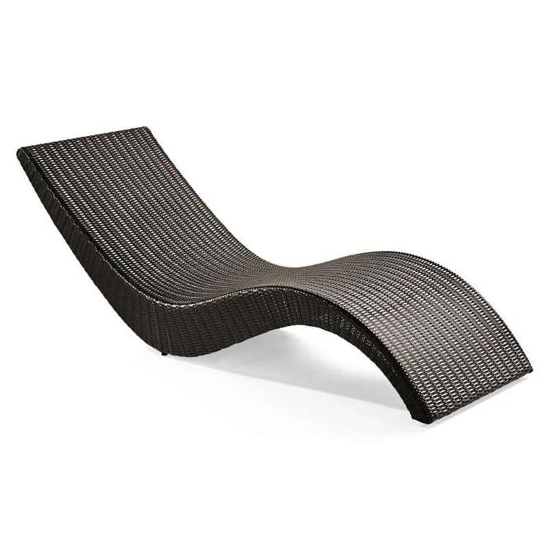 

Outdoor rattan lounge chair, outdoor swimming pool bed, leisure villa courtyard beach waterproof