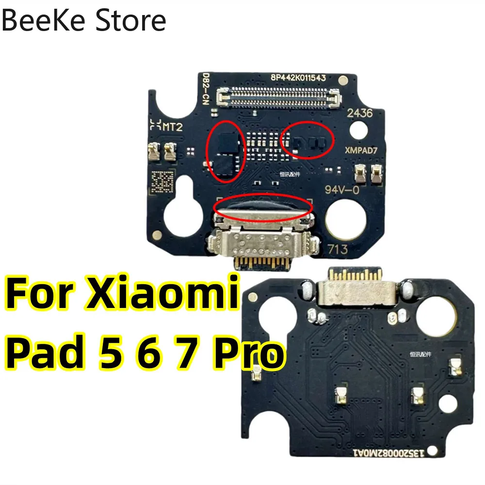 إصلاح ل Xiaomi Mi Pad 7 6 5 Pro Ultra اللوحي USB شحن ميناء مجلس موصل شاحن التوصيل حوض فليكس قطع غيار الكابل