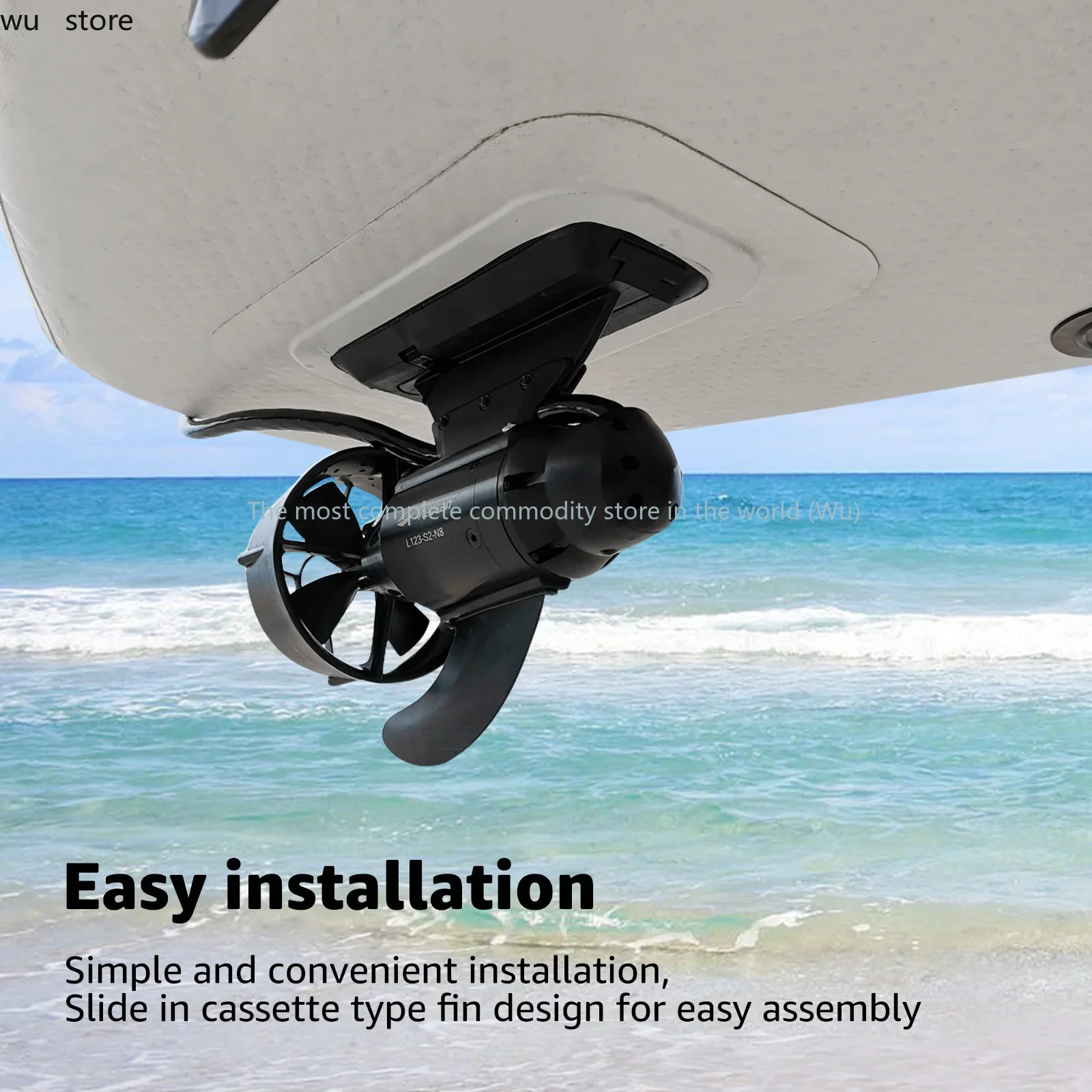 

600W Electric Underwater Motor - Fins Propulsion for SUP/Stand Up Paddleboards/Surfboards, Fishing & Surfing, Waterproof