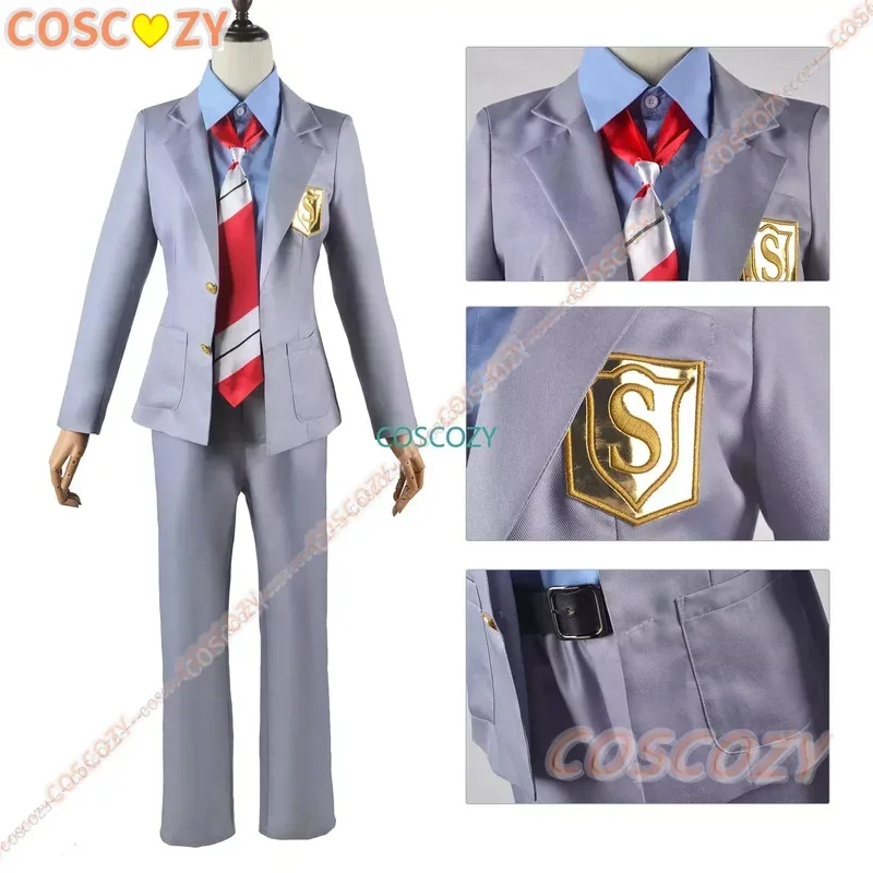 Nene 2025 أنيمي كذبتك في أبريل ميازونو كاوري تأثيري ازياء أريما كوسي بيروكات صناعية السراويل معطف سترة تنورة مدرسة Uni