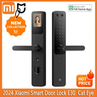 Xiaomi Mijia Smart Door Lock E30 Cat Eye Fingerprint Bluetooth NFC Unlock Full Color Night Vision160 °Ultra-wide Angle