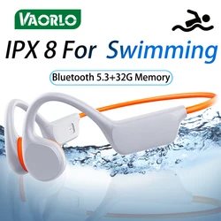 IPX8 Waterproof Bone Conduction Headphones X7 Bluetooth 32GB MP3 Swim Sports Wireless Earphone With Mic HIFI Bass Music Stereo