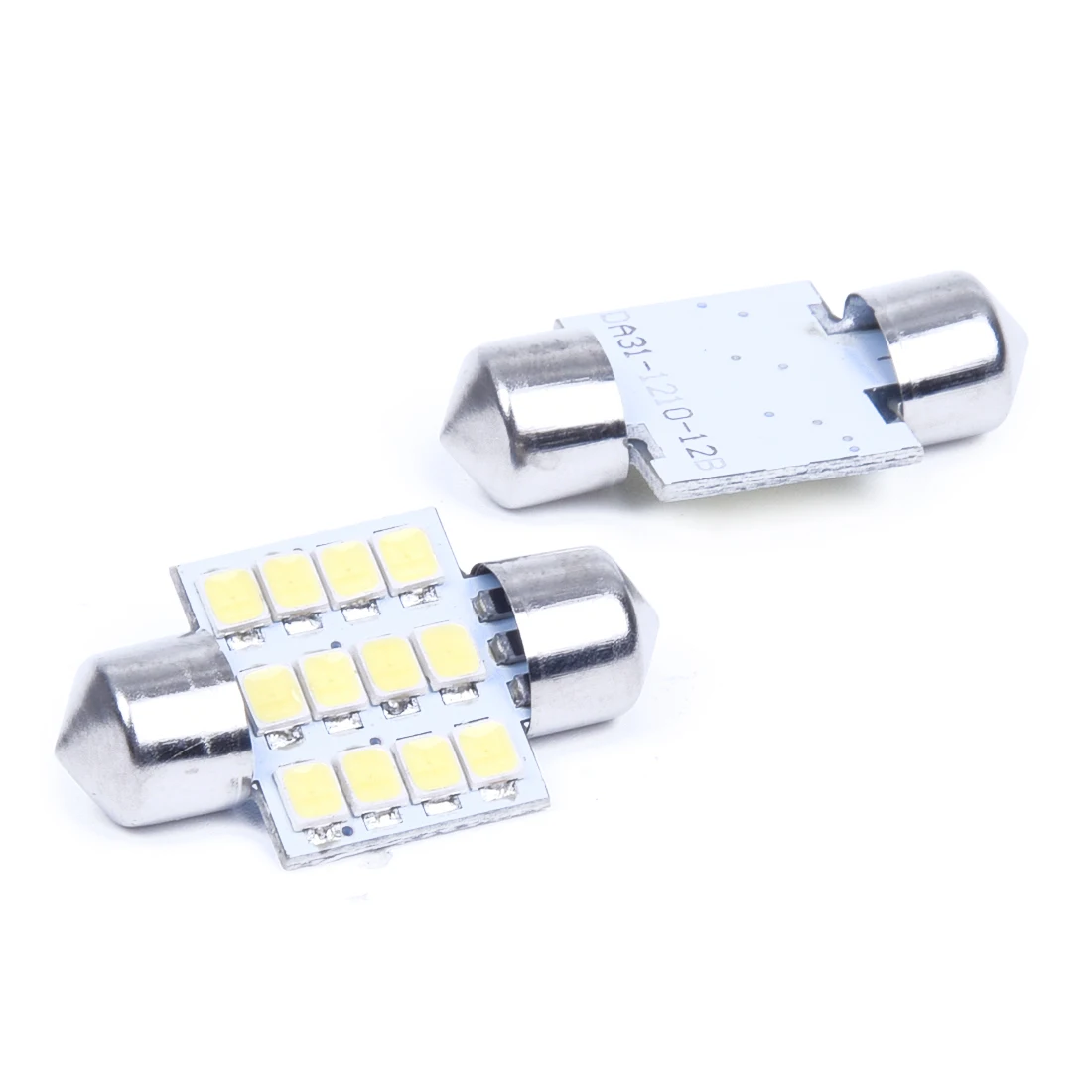 

MCGS-2X C5W 12 светодиодов SMD 31 мм гирлянды пластина лампа потолочный шаттл ночник автомобильный светильник ксенон белый