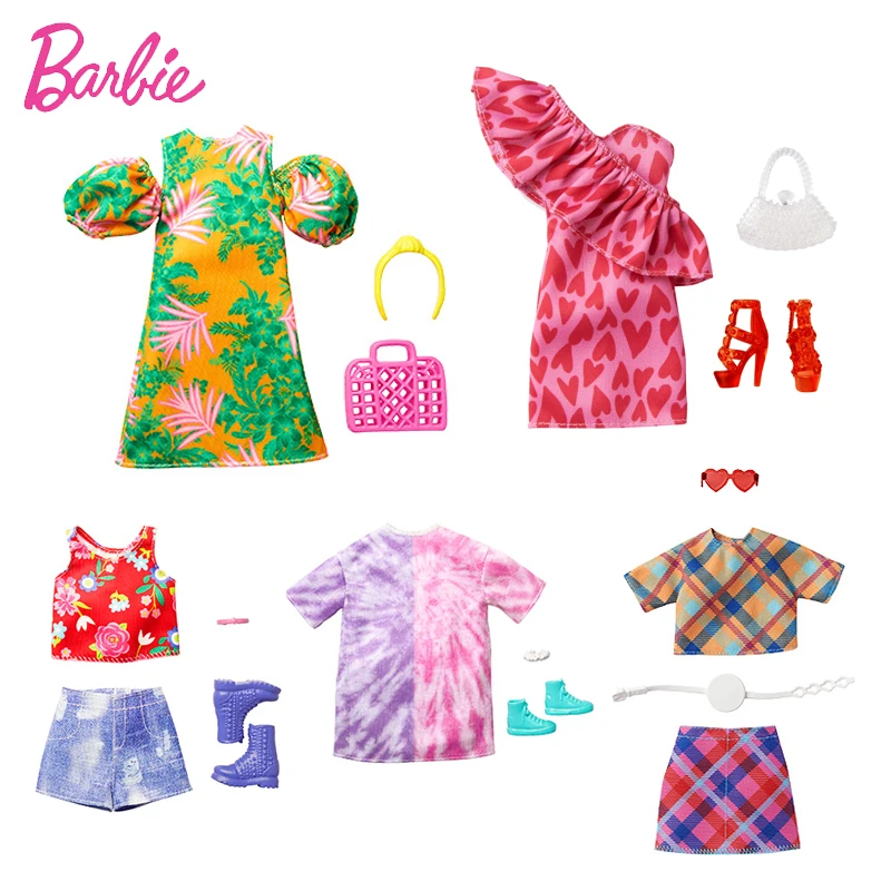 Ropa de muñeca Barbie Original de 12 pulgadas, zapatos de moda, accesorios para muñecas, traje, vestido, armario para muñecas, atuendo para niños, juguetes para niñas, 1/6