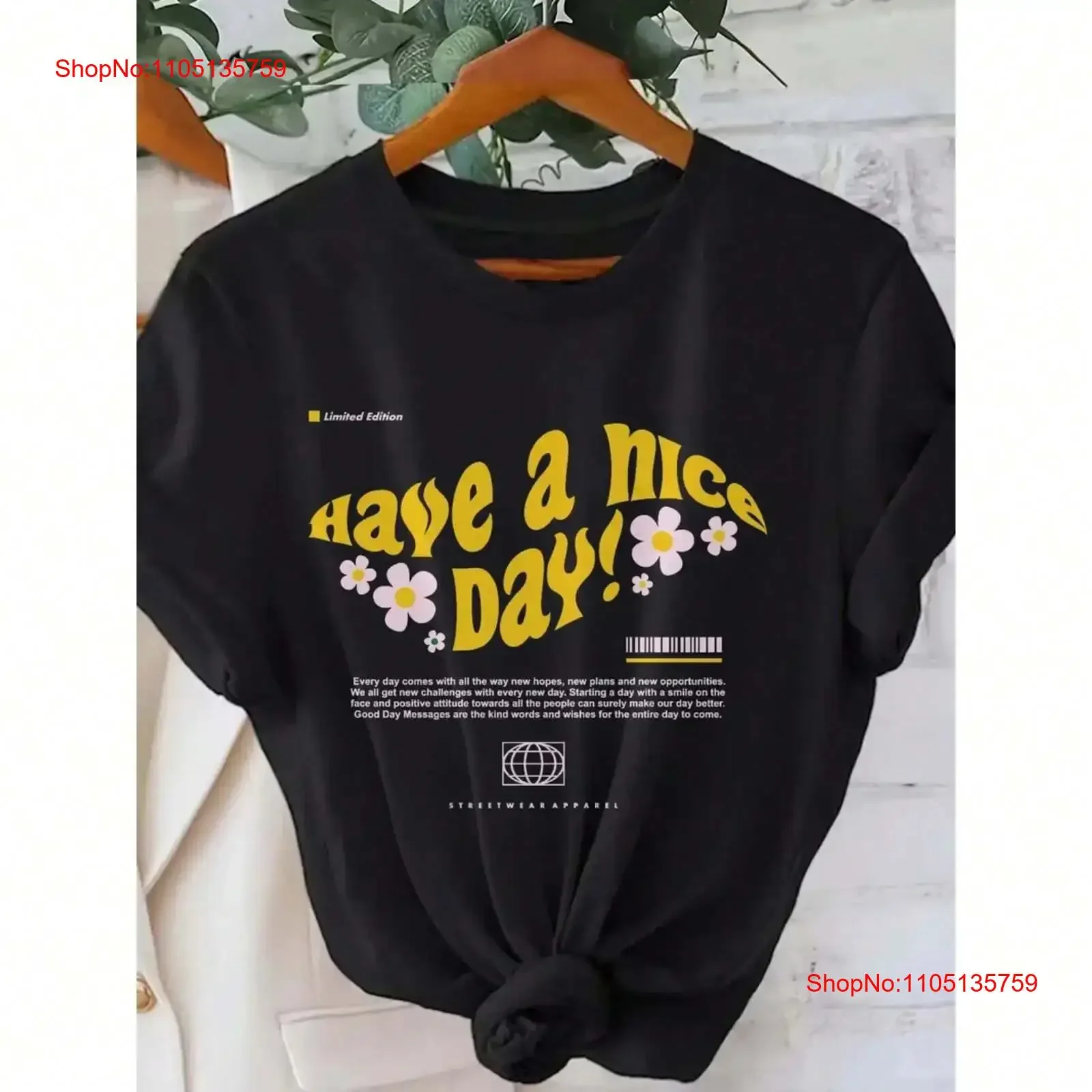 

Женская футболка с цветочным принтом и буквами, удобный топ с короткими рукавами и круглым вырезом, винтажная стираная слегка повседневная дизайнерская одежда