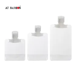 3/4Pcs 30/50/100ml PET Portable Refillable Travel Bottle Lotion Cosmetics Storage Bottle Set Empty Container Sub-Packaging Bag