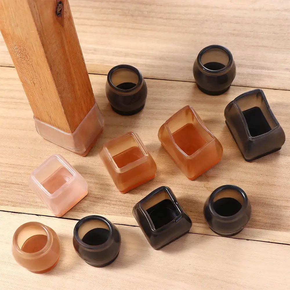 Estera antideslizante con absorción de impacto para reducir el ruido, cubierta protectora de suelo de fieltro, gorros para patas de silla, almohadillas para pies de muebles, decoración del hogar