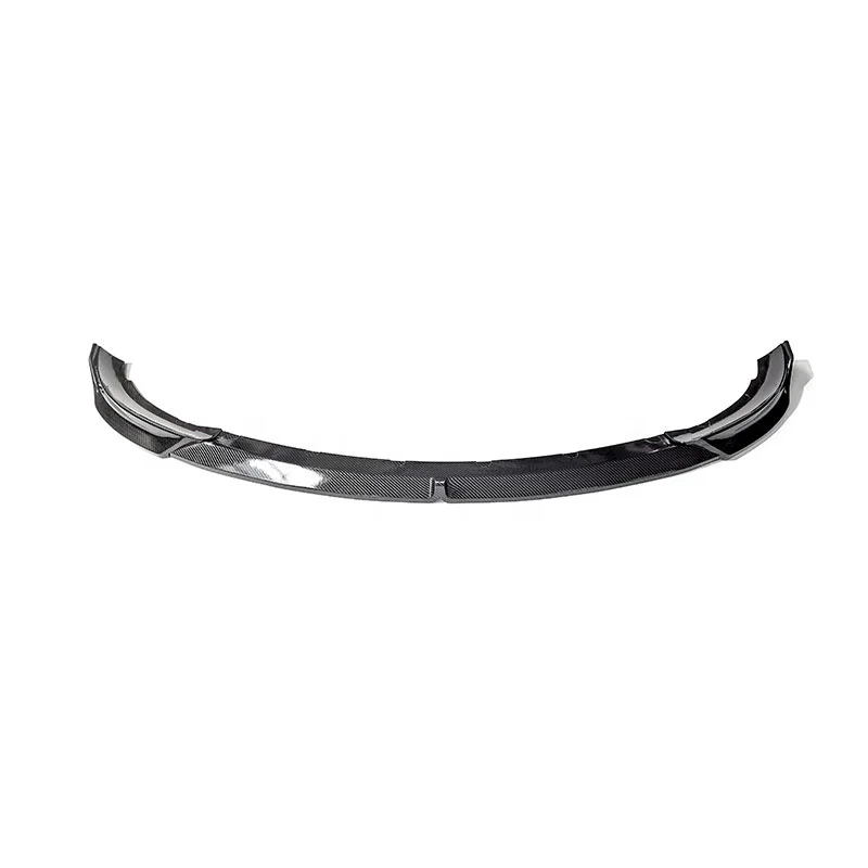 

Factory Direct for 19-22 Model 3 Sales Gloss Black Carbon Fibre Front Lip Spoiler Car Kits