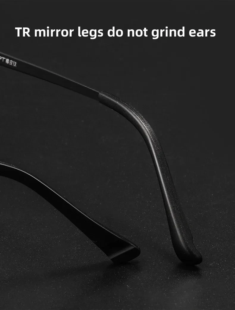 Mode Brillen Retro Quadrat Titan TR90 Große Größe Brillen Rahmen Männer Frauen Anti Blaues Licht Anti Strahlung Gläser – Detail 6