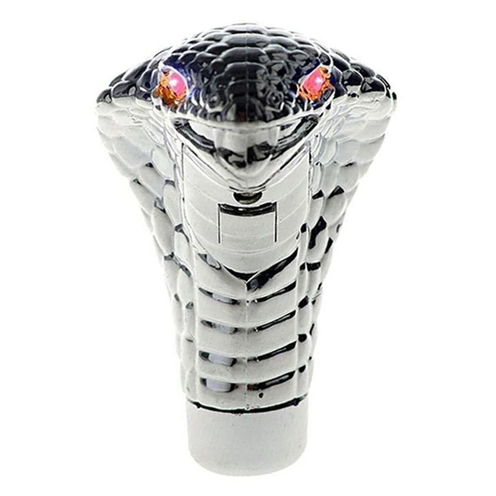 

Car Snake Head ABS Gear Shift Knob Car Motion Activated LED Light Handle Shifter Manual Automatic Gear Shifting Knob