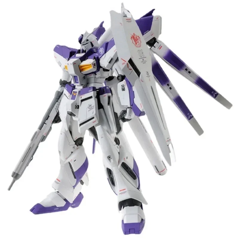 Bandai Hi-v Gundam RX-93-v2 MG 1/100 Anime Counterattack To The Model Game Assembly Action Figures Original Pvc Kit Toy for Gift