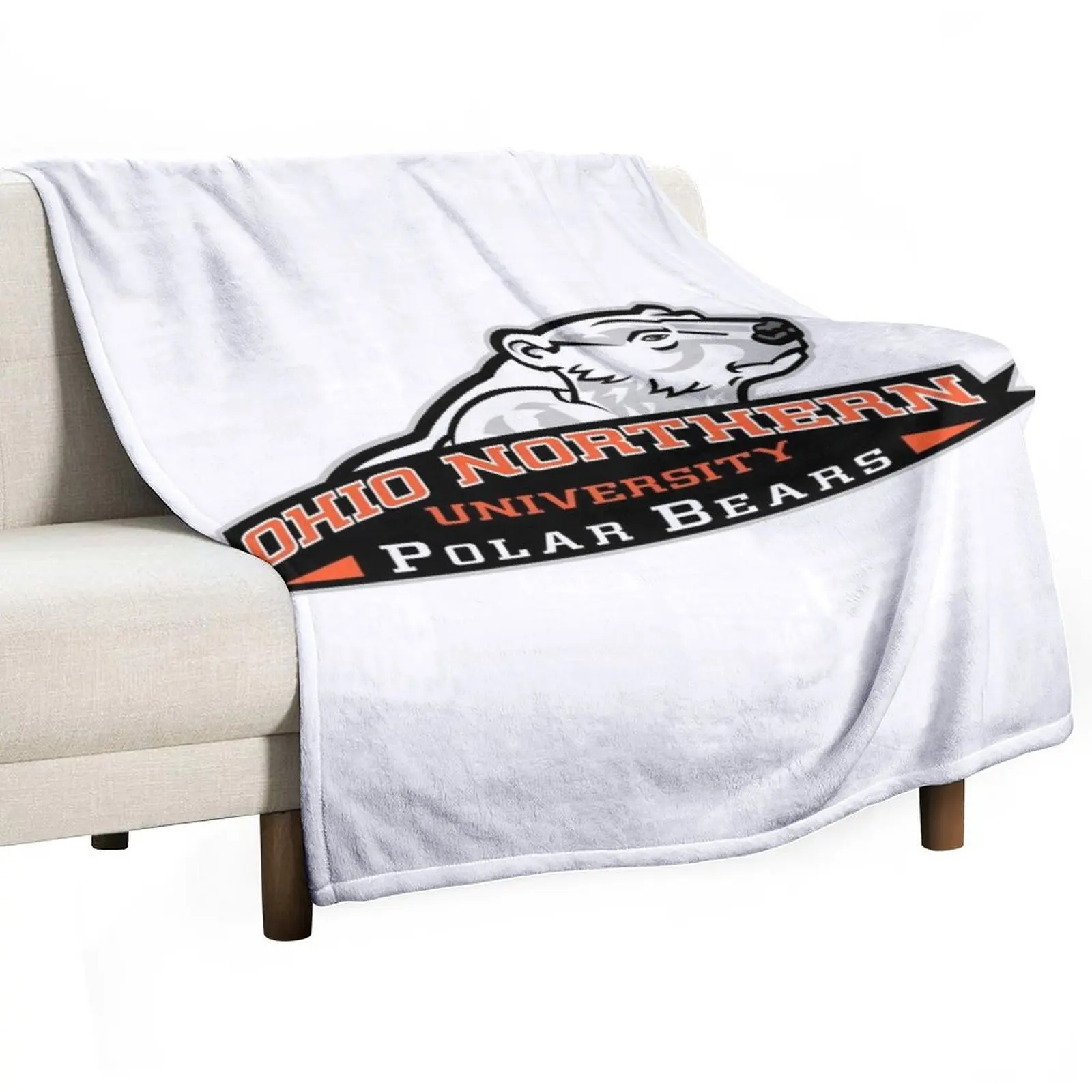 Ohio Northern polar bears Throw Blanket Winter beds christmas gifts decorative Furrys Blankets