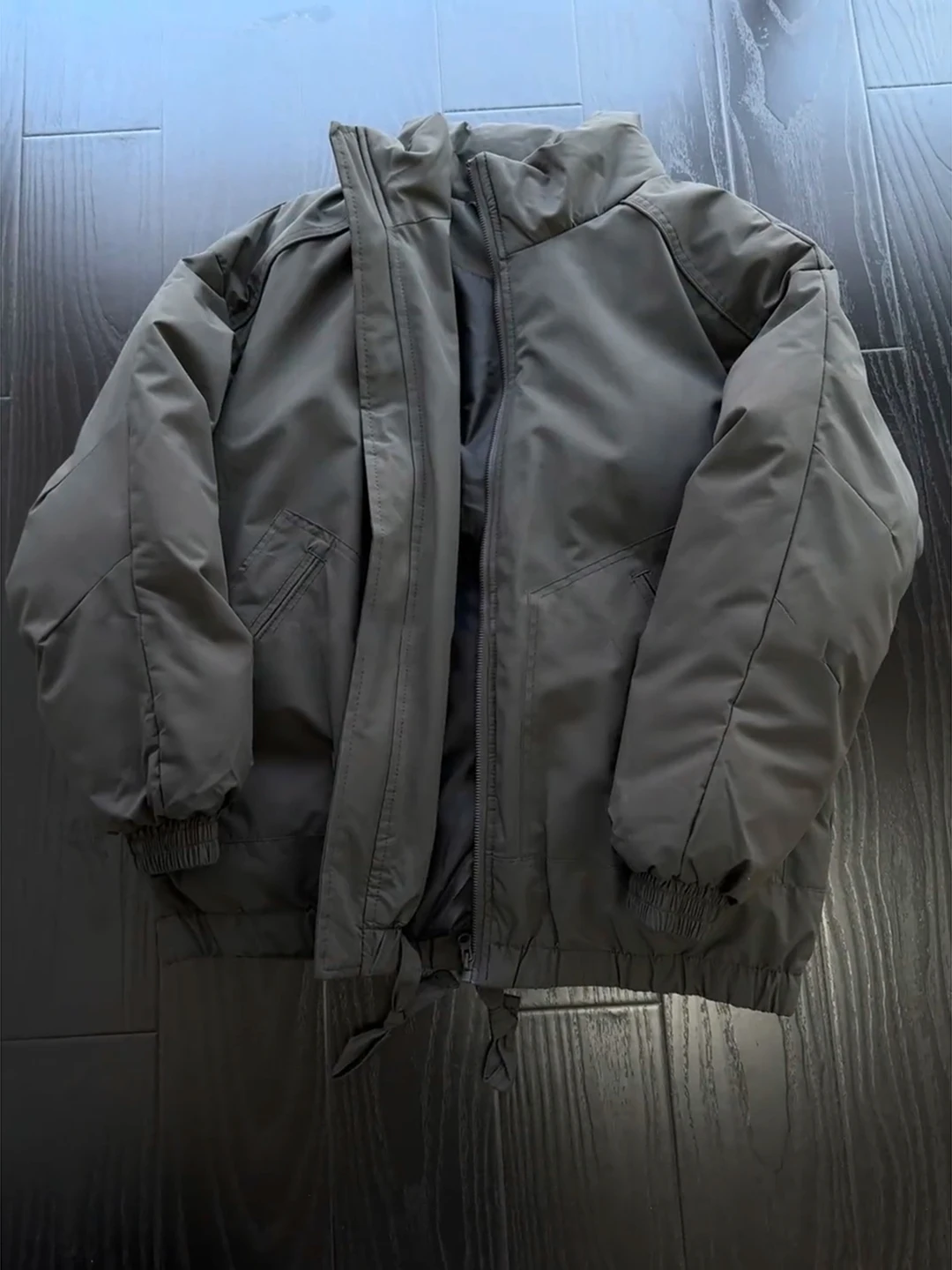 

Deep ey ort Flight Jaet Men's Winter Thiened Stand Collar down Cotton Coat Bomber Sle Casual Outerwear