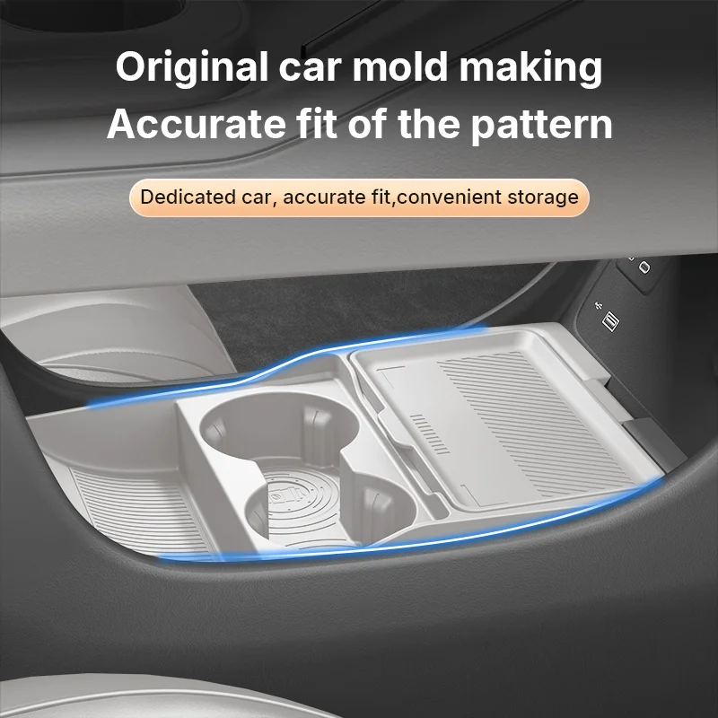 2026 For GAC AION RT Center Console Below Storage Box Central Control Organizer Mat Car Interior Silicone