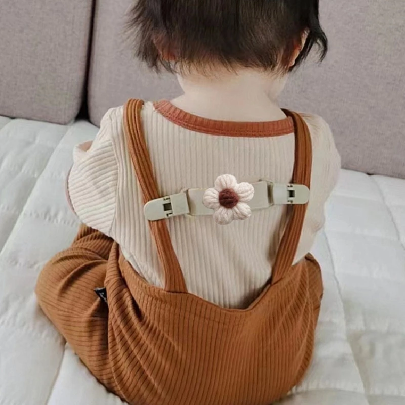 Baby Suspender Skirt Anti-drop Strap Clip Shoulder Sling Backpack Braces Non-slip Elastic Baby Clothing Accessories