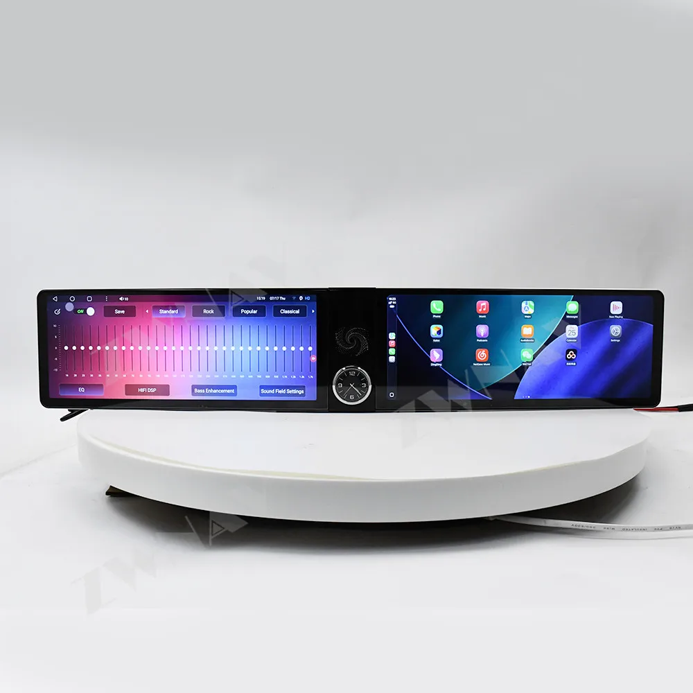 Immersive Dual 12.3 Inch HD Touch Screen Android 13 Head Unit GPS Car Accessories CARPLAY Car Media For BMW 5 Series 2010-2017