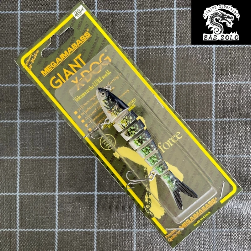 Isca artificial multi-seção com pérolas submersas, isca simulada multi-seção, isca para peixes asiáticos, robalo, isca falsa multi-seção