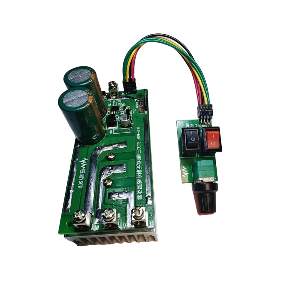 وحدة تشغيل محرك بدون فرشاة BLDC مع قاعة DC6-60V 750 وات محرك عالي الطاقة منظم سرعة المحرك للأمام والخلف #4