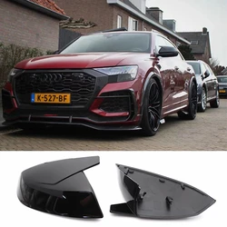 For Audi Q7 2016-2022 Q5L 2018 2019 2020-2022 ABT style car rearview mirror cover replacement side door wing mirror cover shell