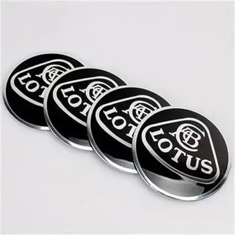 4pcs 56mm 60mm LOTUS Eletre Emira Car Emblem Wheel Center Hub Cap Auto Rim Refit Dust-proof Badge Covers Sticker Accessories