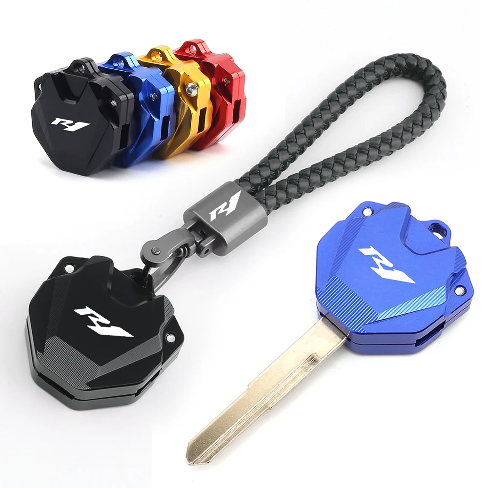 For Yamaha YZFR1 YZF R1 Aluminum Alloy Motorcycle Accessories Key Cover Case Shell Keychain Key Holder 2025 New