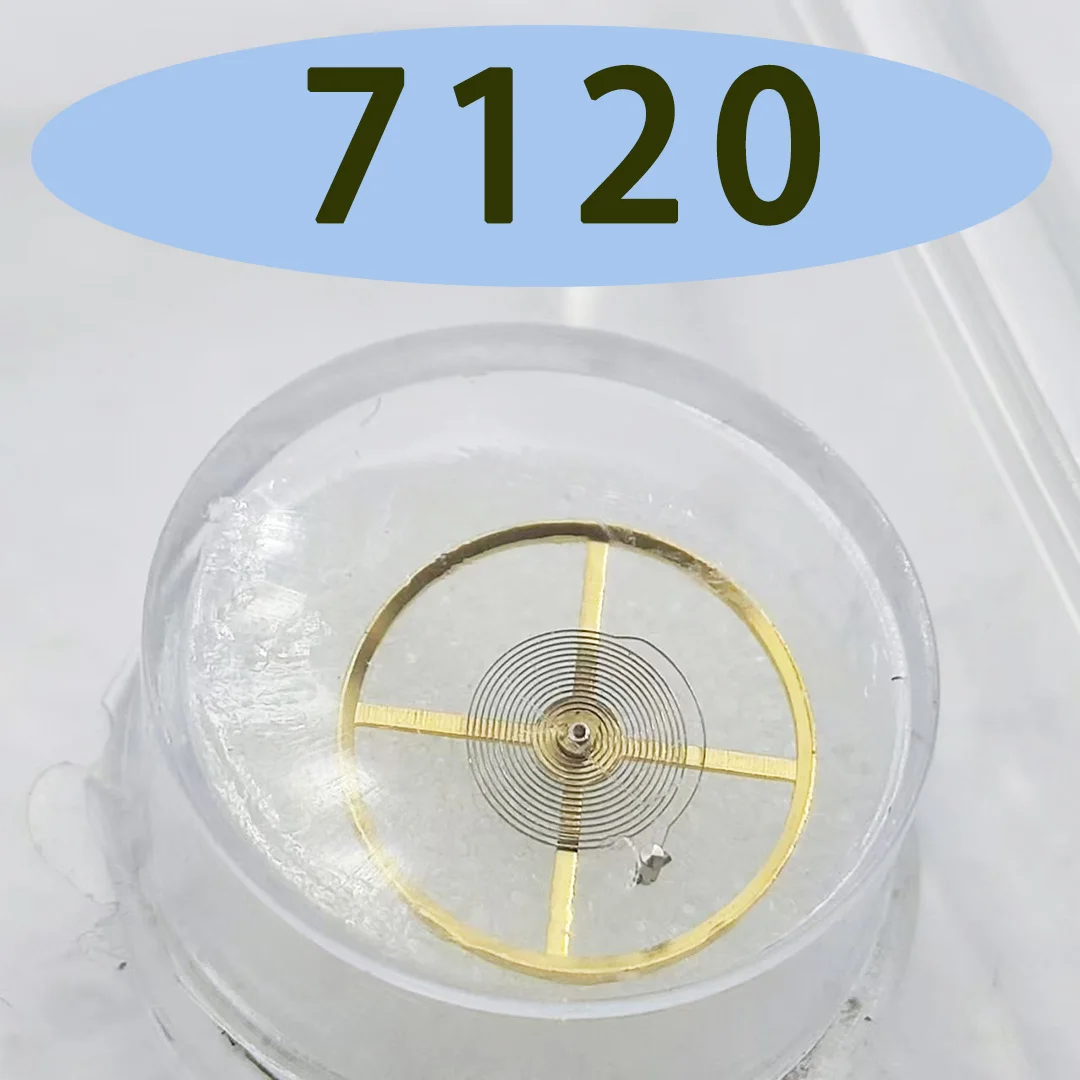 Watch movement accessories suitable for 7120 movement high axis balance wheel full swing with hairspring high foot full swing