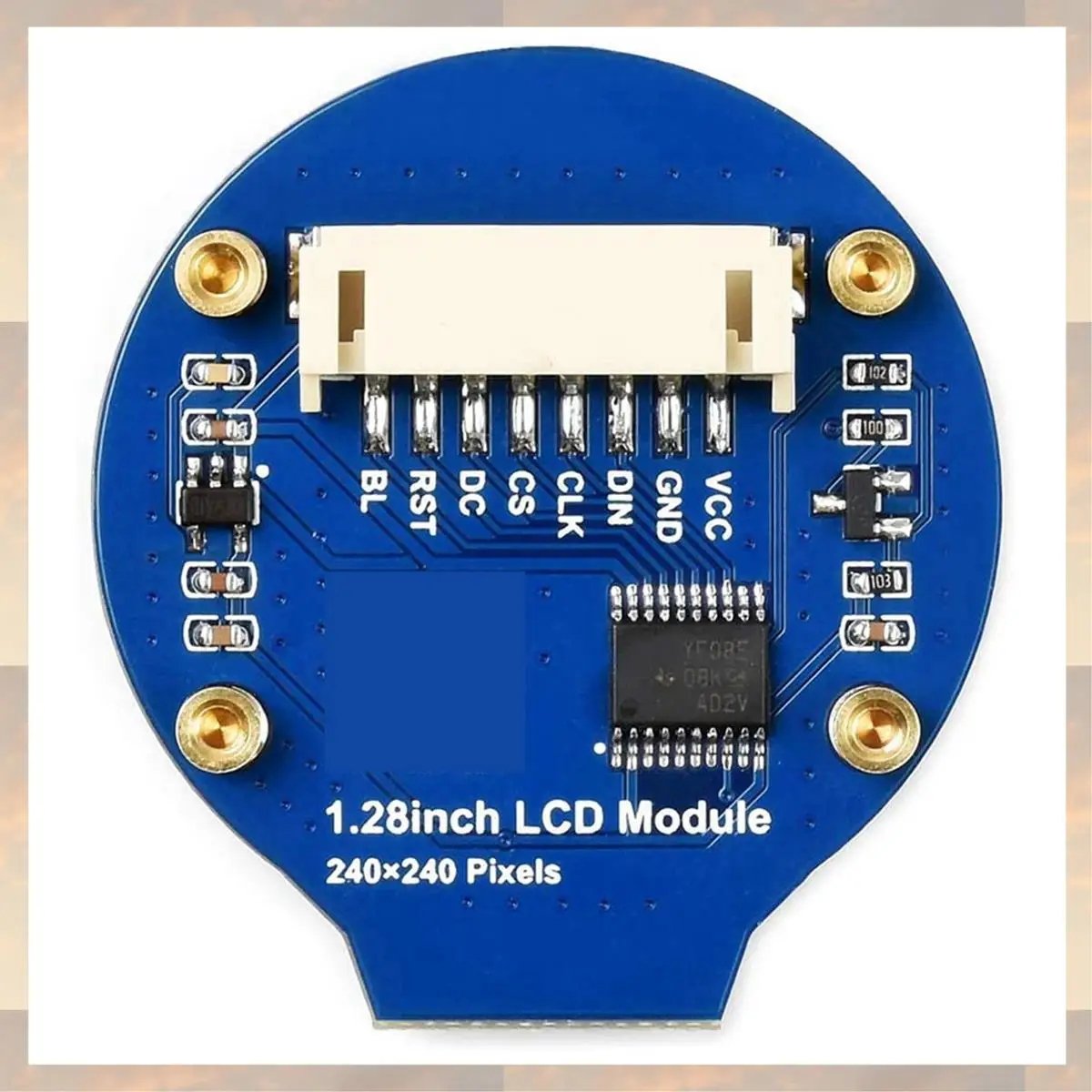 2025 Nuovo-8 Pz 1.28 Pollici Display Rotondo Modulo Schermo LCD GC9A01 Comunicazione SPI RGB 65K Supporto Colore Per Raspberry