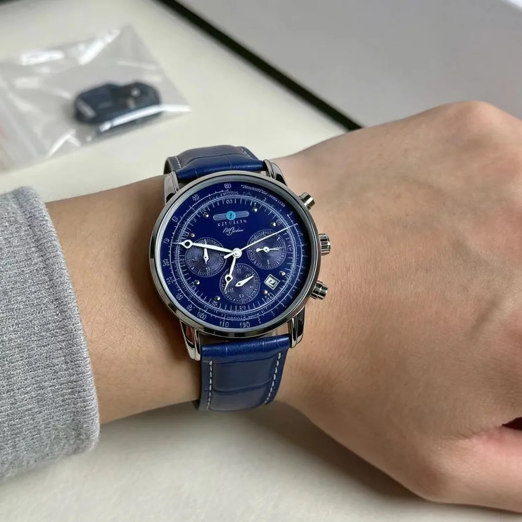 Hot sellingNew Fashion Watch Zeppelin Airship  Date Gift Commemorative Version Men's Retro Business Leisure Men's Watch