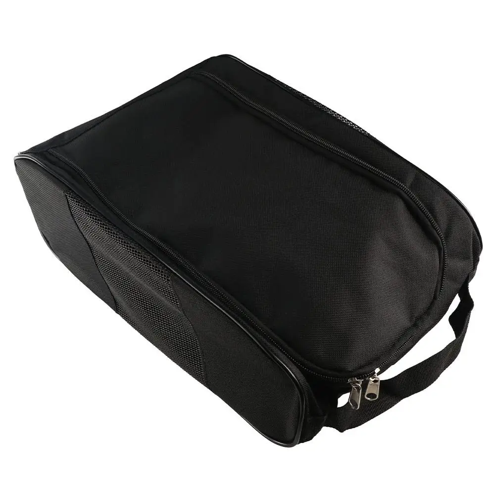 

Portable Oxford Cloth Football Boot Bag Hand-Held Lightweight Shoe Carrier Bags Dustproof Breathable Golf Shoe Bag Unisex