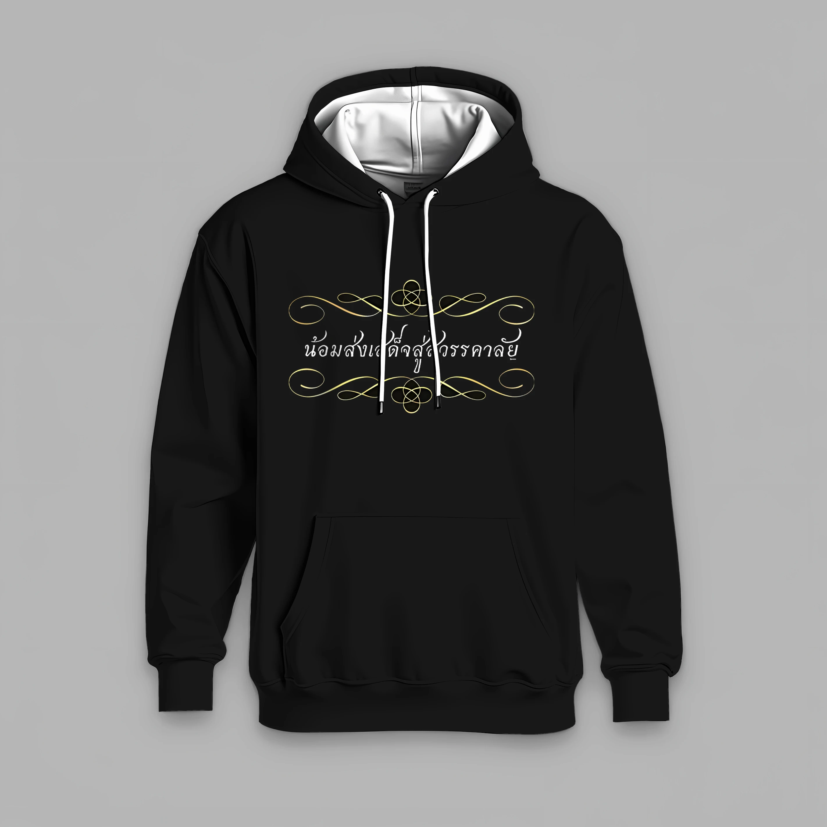 

Новая мужская и женская толстовка с капюшоном весной и осенью 2025 года — это повседневная и простая толстовка с буквенным принтом.