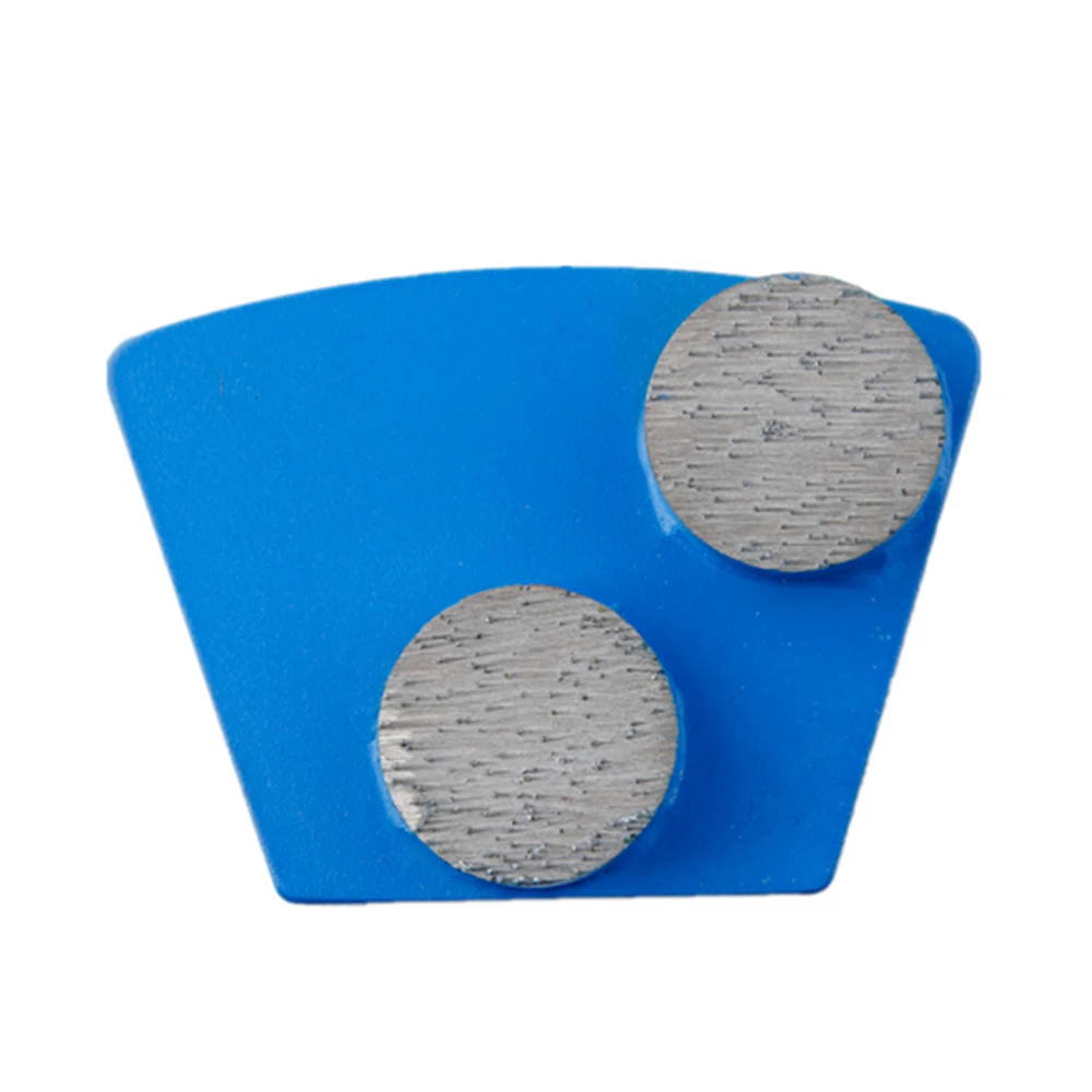 STI24 Two Square Pins Quick Lock STI Concrete Floor Pads Husqvarna Trapezoid Grinding Blades with Double Round Segments