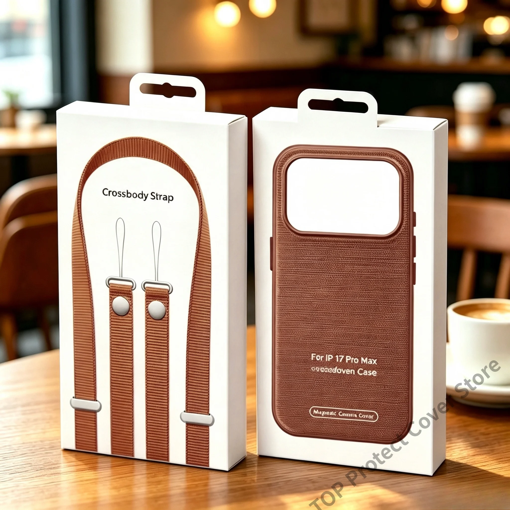 1:1 Original Technology Woven Fabric Case For iPhone 18 Pro Max 17 16 15 14 For MagSafe Shockproof Cover & Woven Crossbody Strap view 4