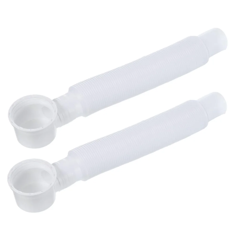 Plastic Waste Pipe Bathtub Drain Tube Replacement Kit Retractable for Home Bathroom Waterproof and Moisture Proof