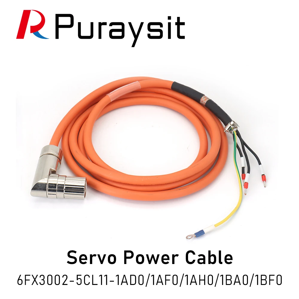 

Puraysit V90 Servo Motor Power Cable 6FX3002-5CL11-1AD0 6FX3002-5CL11-1AF0 6FX3002-5CL11-1AH0 6FX3002-5CL11-1BA0 for Siemens