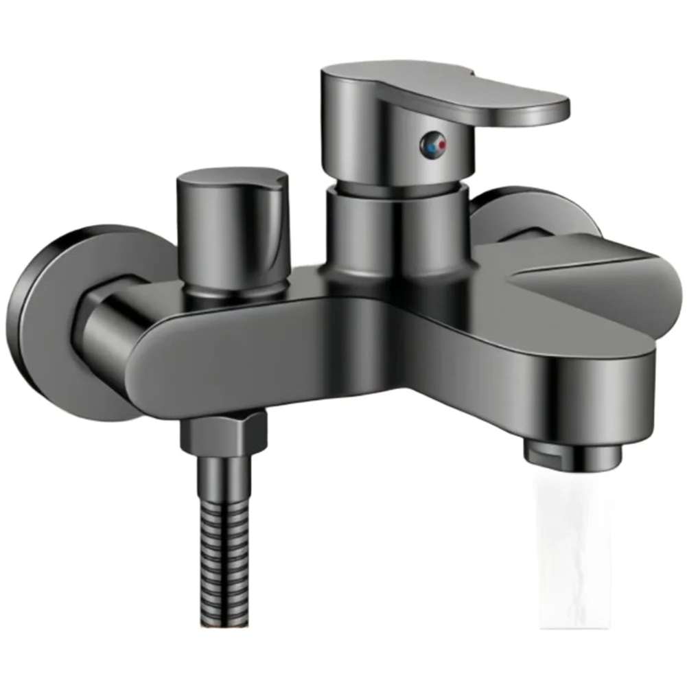 Brass Shower Mixing Valve with 3 Function Hand Shower Side Opening Design Compatible with 15cm Center to Center Install