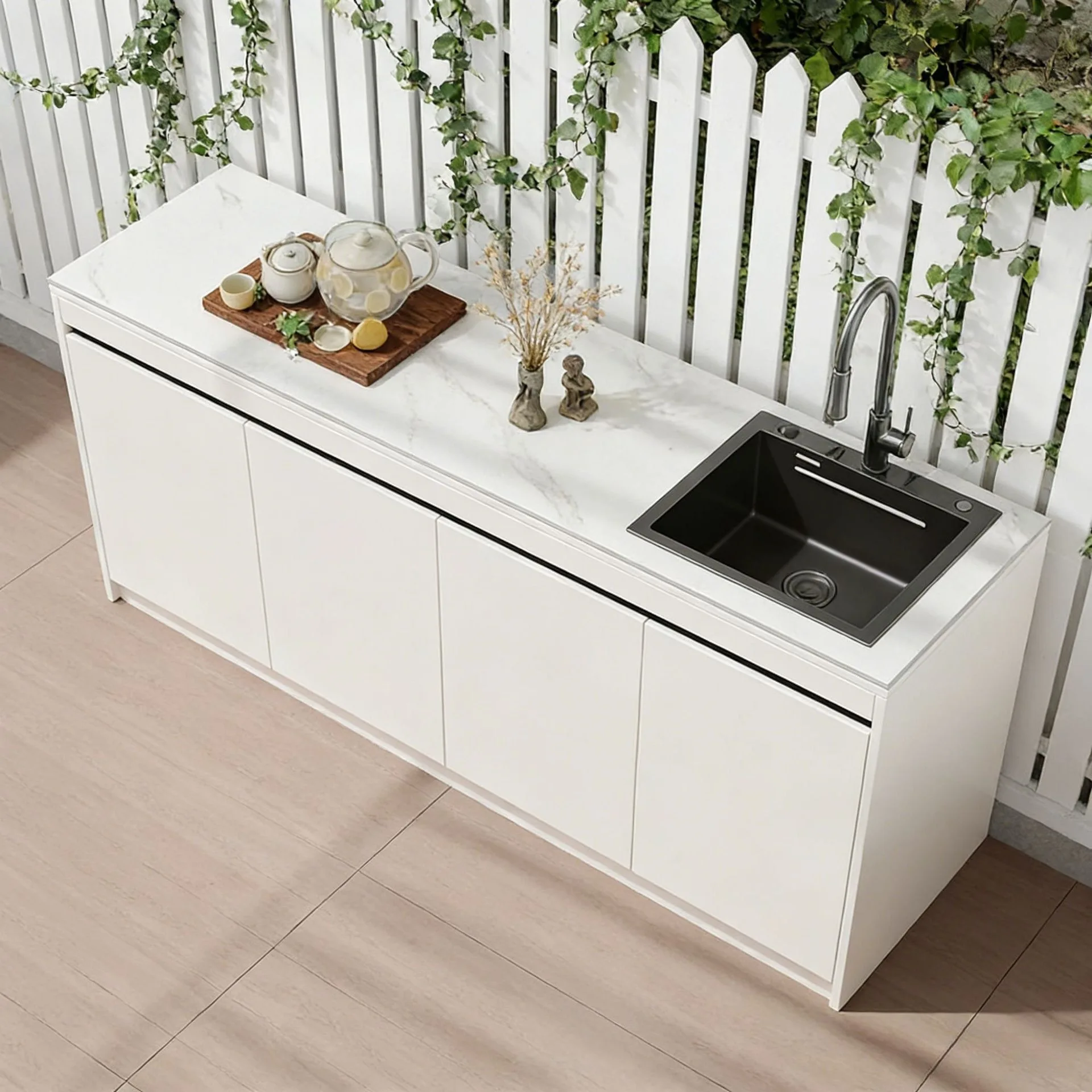 Strictly select outdoor sink Outdoor vegetable washing Company courtyard sink Basin rock slab tea bar