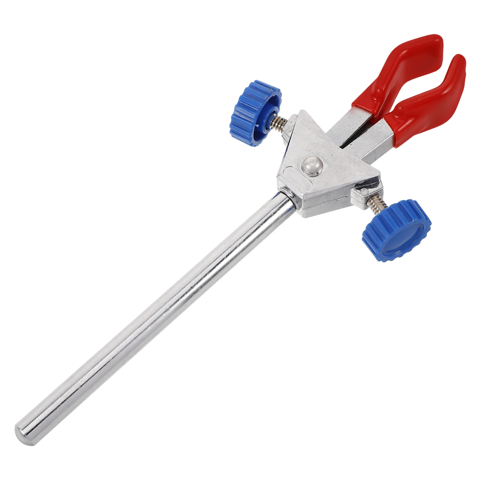 Double Claw Adjustable Clip Stainless Steel Lab Equipment Multipurpose Extended Reach Chemistry Test Tube Holder Beaker