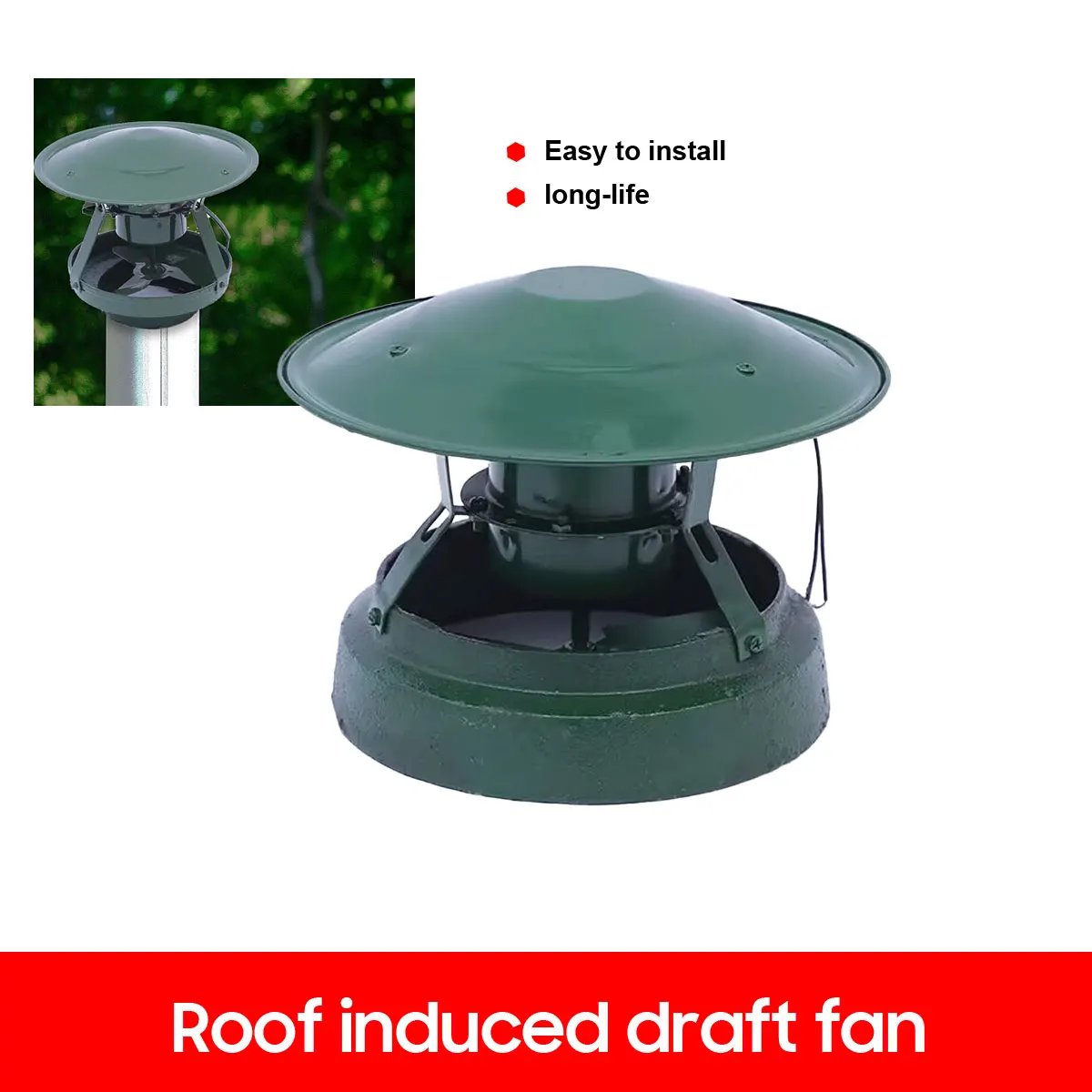 المدخنة المدنية المستحثة مشروع مروحة الحديد مدخنة العادم صب آلة الدخان العادم مروحة تهوية الاستخدام المنزلي 60 واط