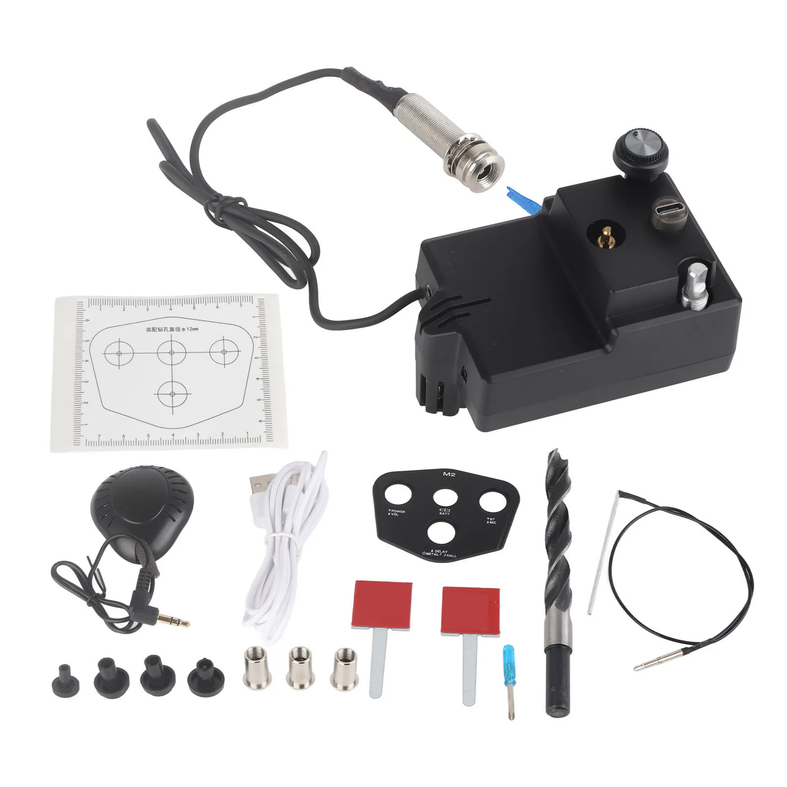 

Система предусилительного усиления для гитары, предусилитель для акустической гитары, многодиапазонный резонансный предусилитель, аксессуар для системы предусилительного усиления