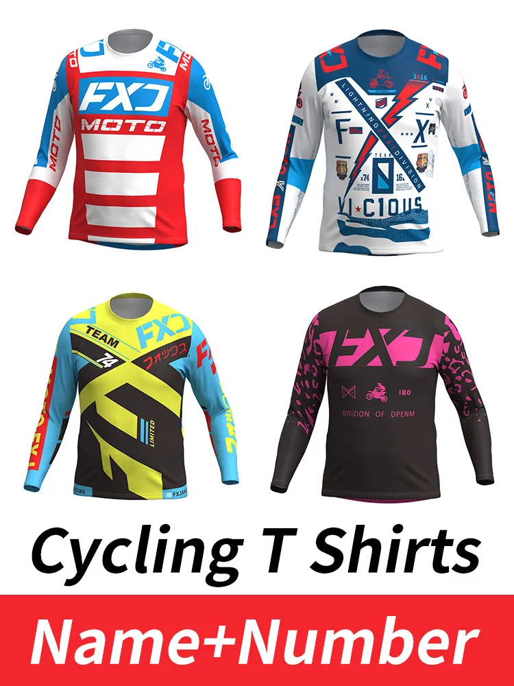 

Cycling T Shirts Enduro Men Long Sleeve Downhill Jerseys Tops Mountain Bike Offroad Dh Motorcycle Jersey Motocross Sportswear