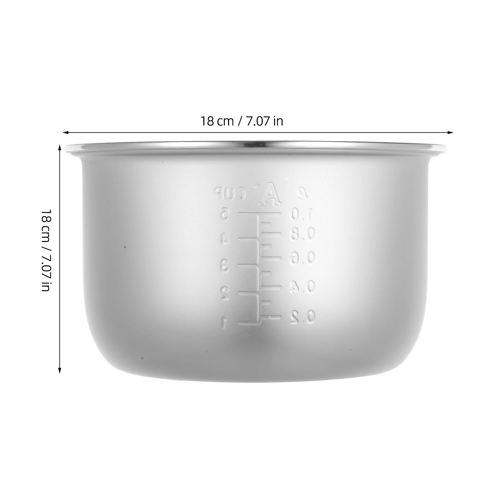 2L/4L Nonstick Electric Pressure Cooker Inner Pot Aluminum Alloy Rice Cooker Liner For Steaming Boiling Cooking Easy To Clean