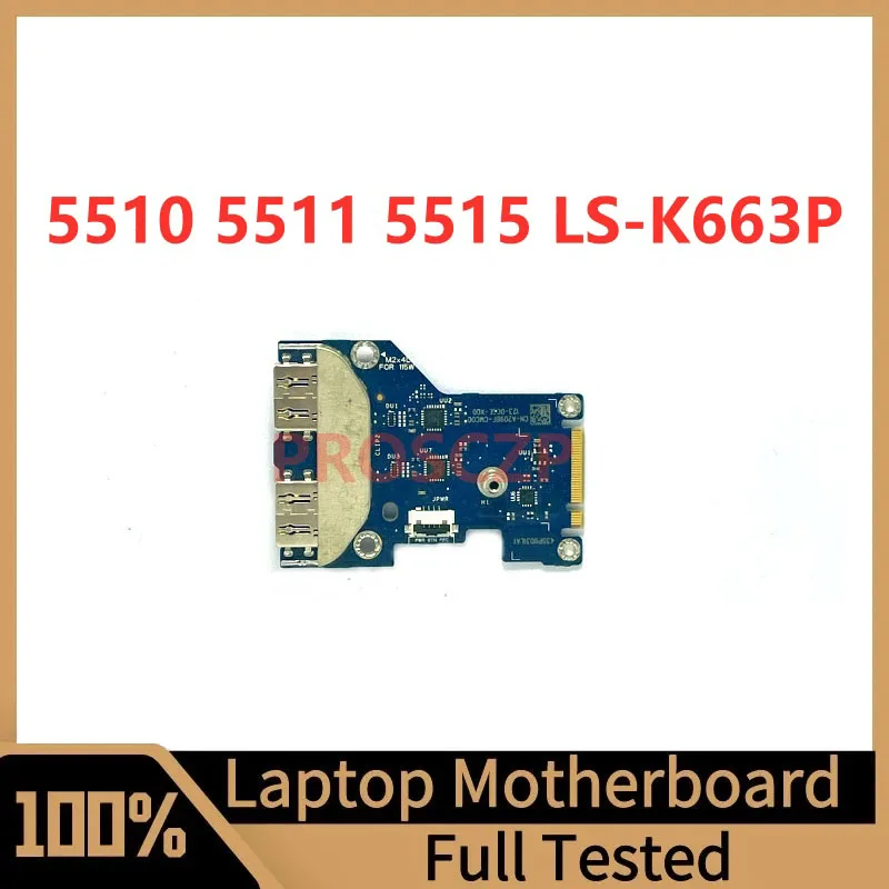

GDL55 LS-K663P для Dell G15 5511 G15 5510 5511, USB-плата, хорошо протестировано