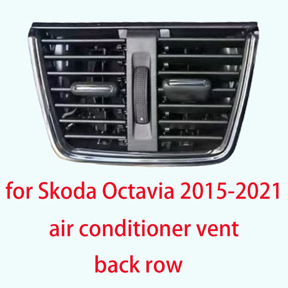 Car Front Central Dashboard Air Conditioning AC Vent Grille Outlet Assembly For Skoda Octavia 2015-2021 5E0820951 5E0820951CZLL
