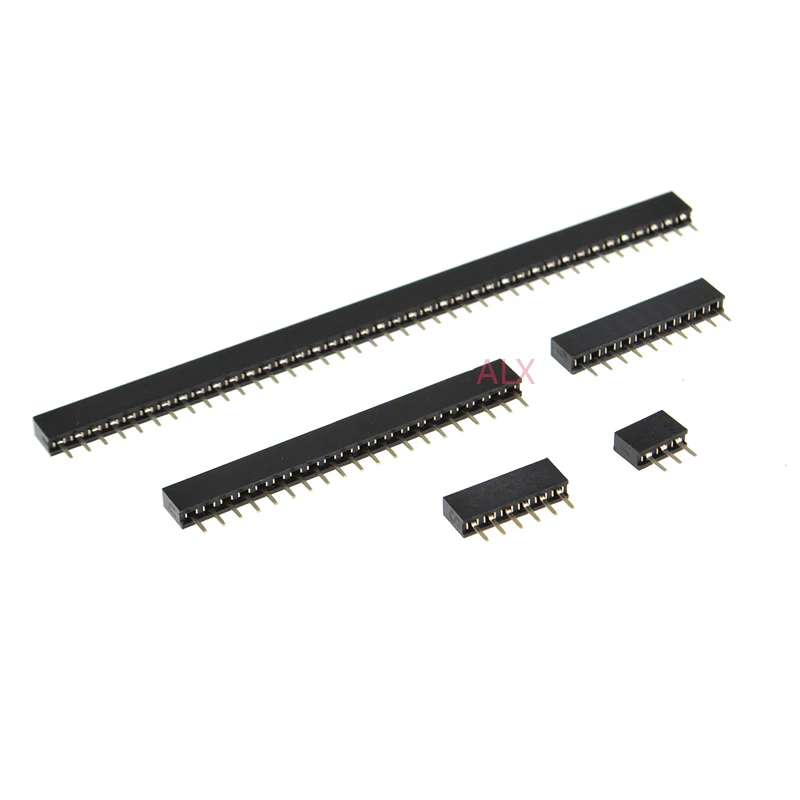 10PCS 1X/2/3/4/5/6/8/10/40 PIN Single Row Straight FEMALE PIN HEADER 2.0MM 2MM PITCH Strip Connector Socket 3p/4p/6p/8p/20p/40p