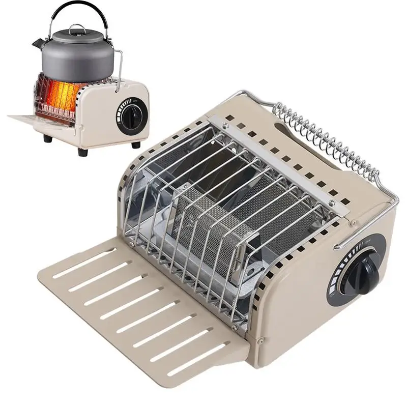 

Stove Burner Portable Cassette Outdoor Heater Stove Multi-Stage Adjustable Magnetic Heater Stove With Storage Package For Picnic